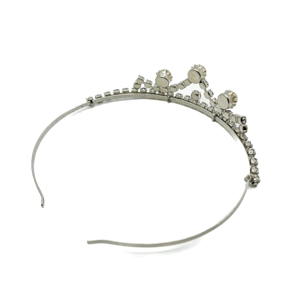 Vintage Pearl Crystal Tiara
