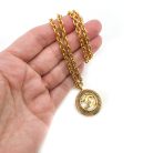 Vintage Chanel CC Sunburst Necklace