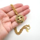 Vintage Chanel CC Sunburst Necklace