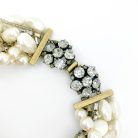 Vintage Statement Pearl Crystal Torsade