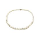 Jennifer Gibson Jewellery Vintage Pearl Rope Necklace 2054 (2) Vintage Silver Pearl Rope Necklace