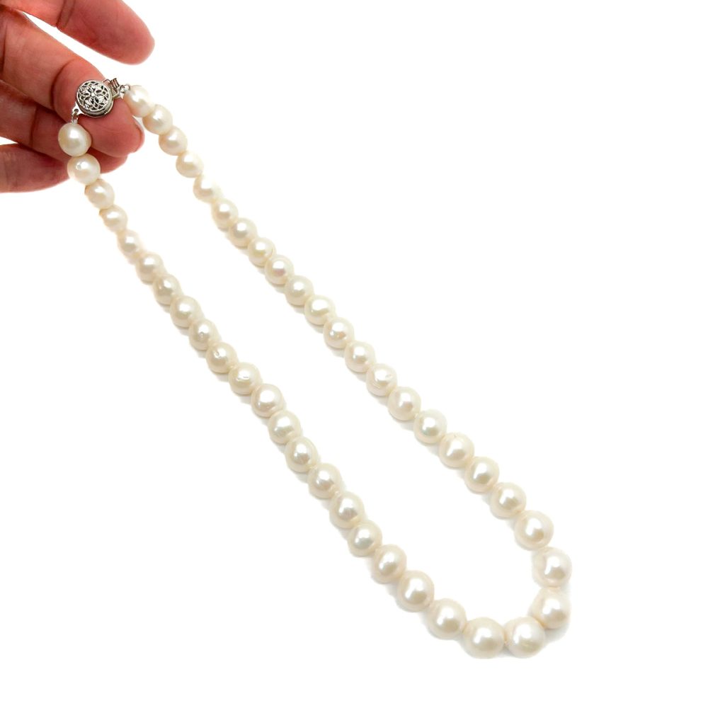 Vintage Pearl Rope Necklace