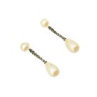 Antique Pearl Marcasite Earrings