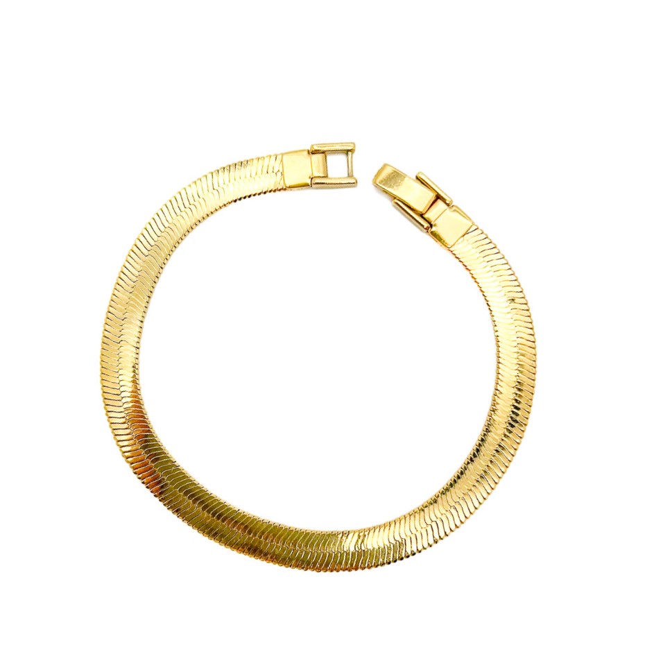 Vintage Snake Link Bracelet