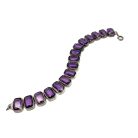 Jennifer Gibson Jewellery 2064 (3) Antique Amethyst Paste Rivière Bracelet