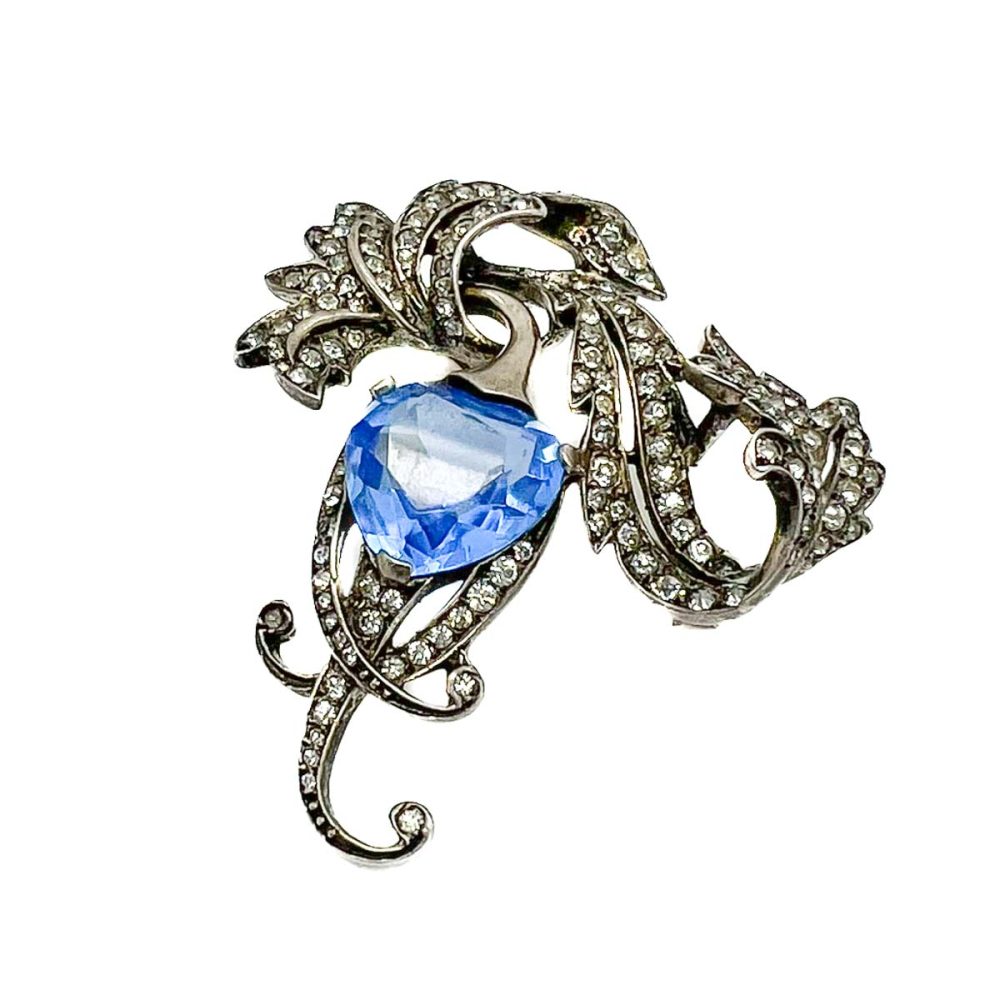 Vintage Marcel Boucher Sterling Heart Brooch
