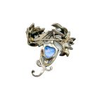 Vintage Marcel Boucher Sterling Heart Brooch