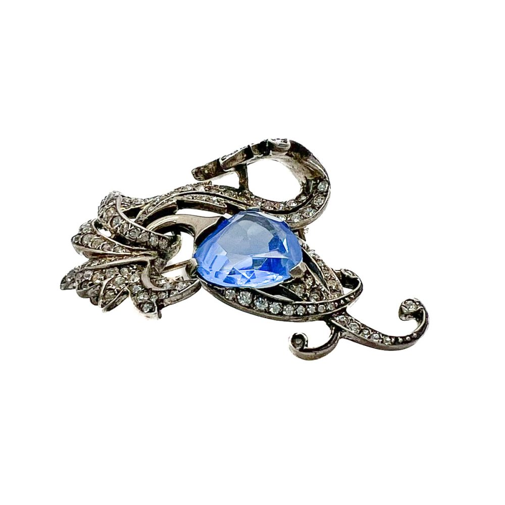 Vintage Marcel Boucher Sterling Heart Brooch