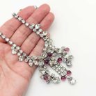 Jennifer Gibson Jewellery 2066 (1) Vintage Couture Crystal Droplet Necklace