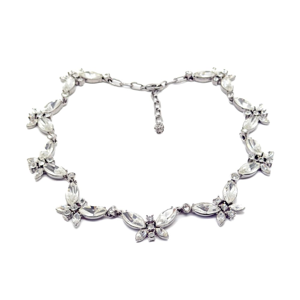 Vintage Sardi Crystal Butterfly Necklace