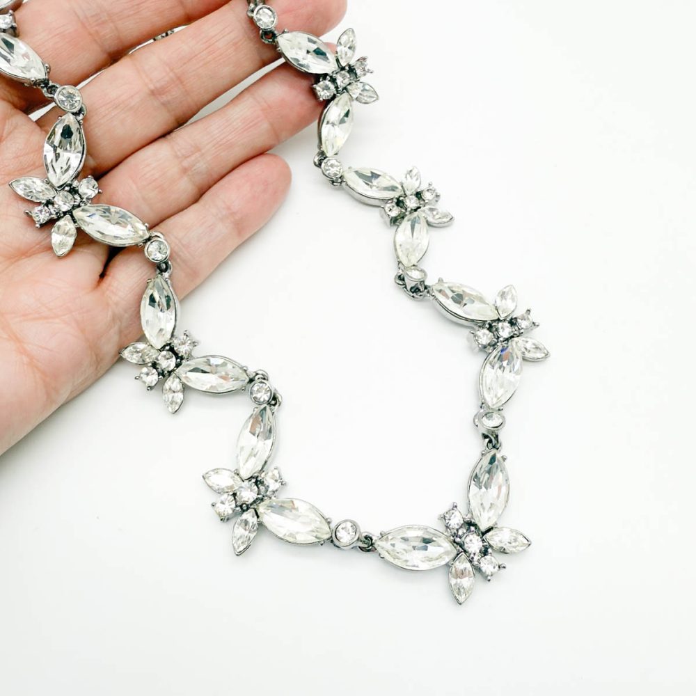 Vintage Sardi Crystal Butterfly Necklace