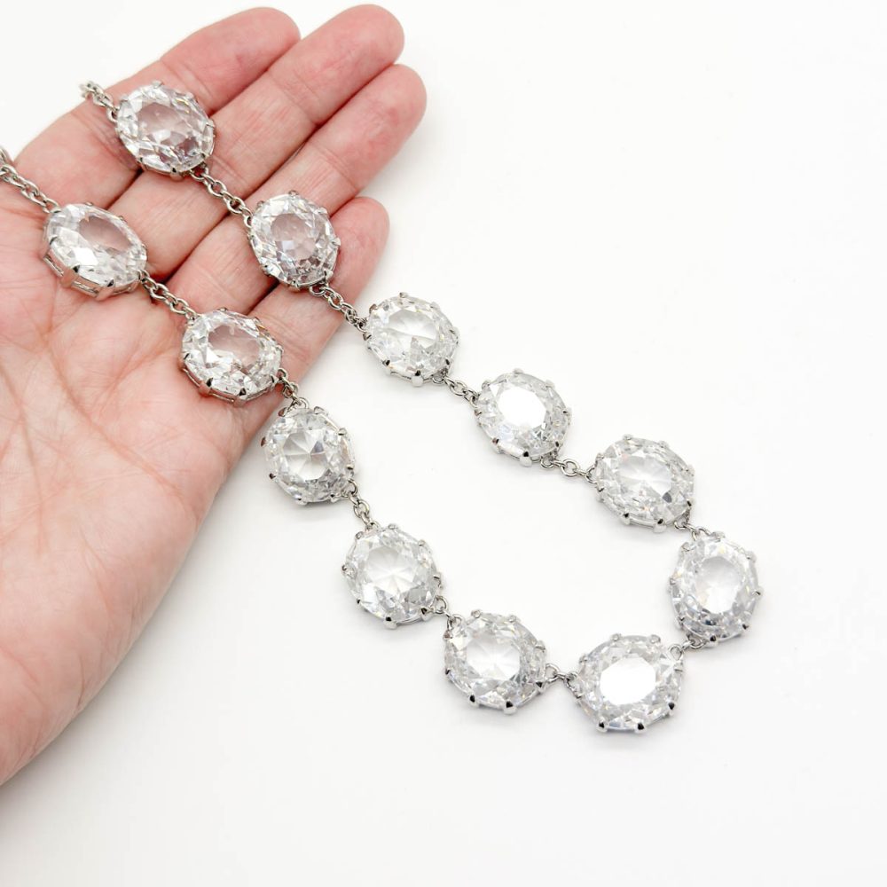 Vintage Crystal Riviere Necklace