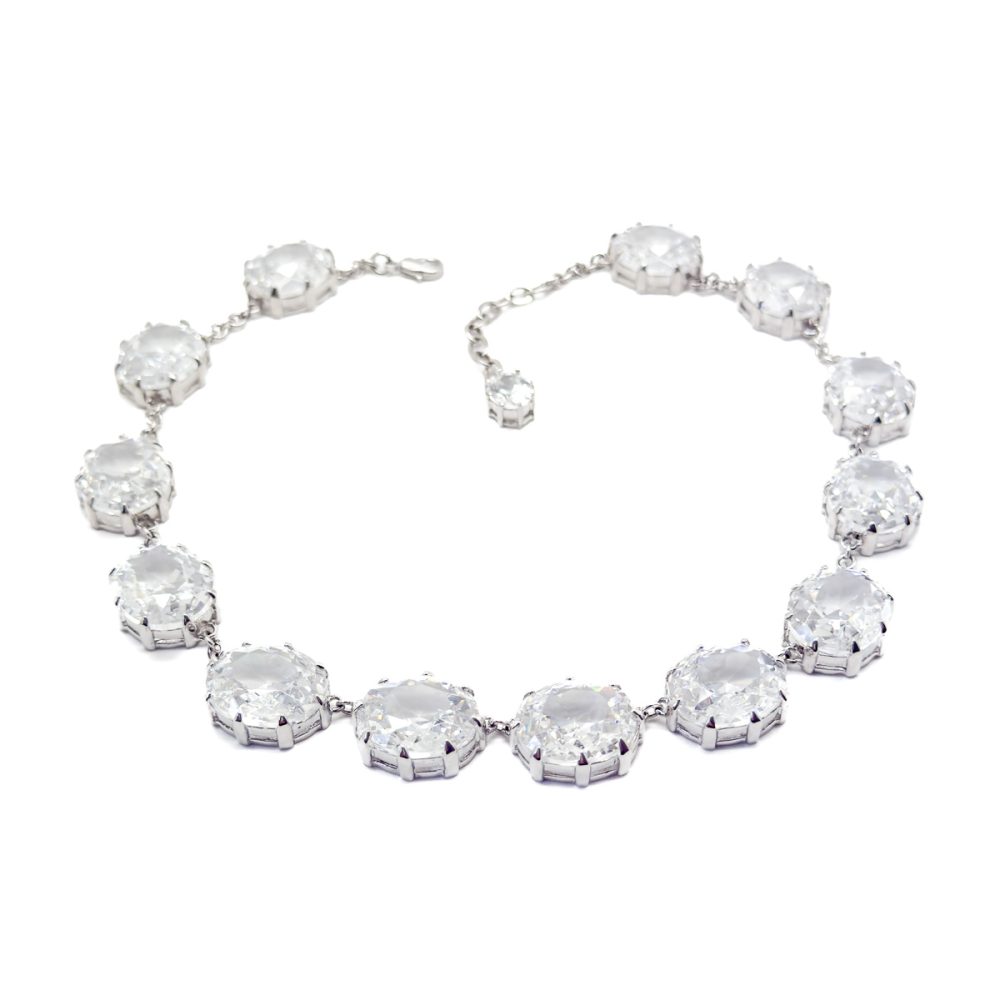 Vintage Crystal Riviere Necklace