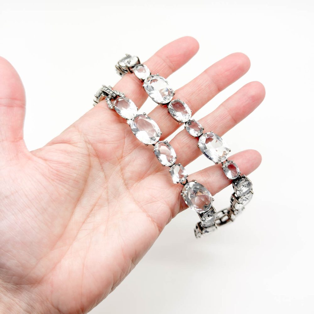 Vintage Crystal Riviere Necklace
