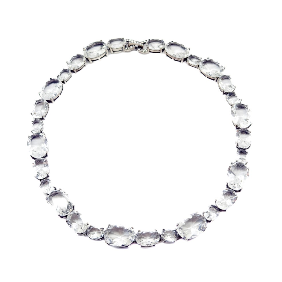 Vintage Crystal Riviere Necklace