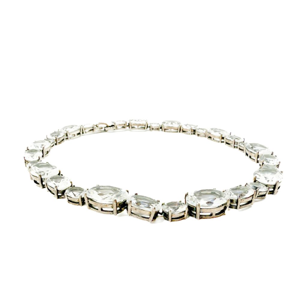 Vintage Crystal Riviere Necklace