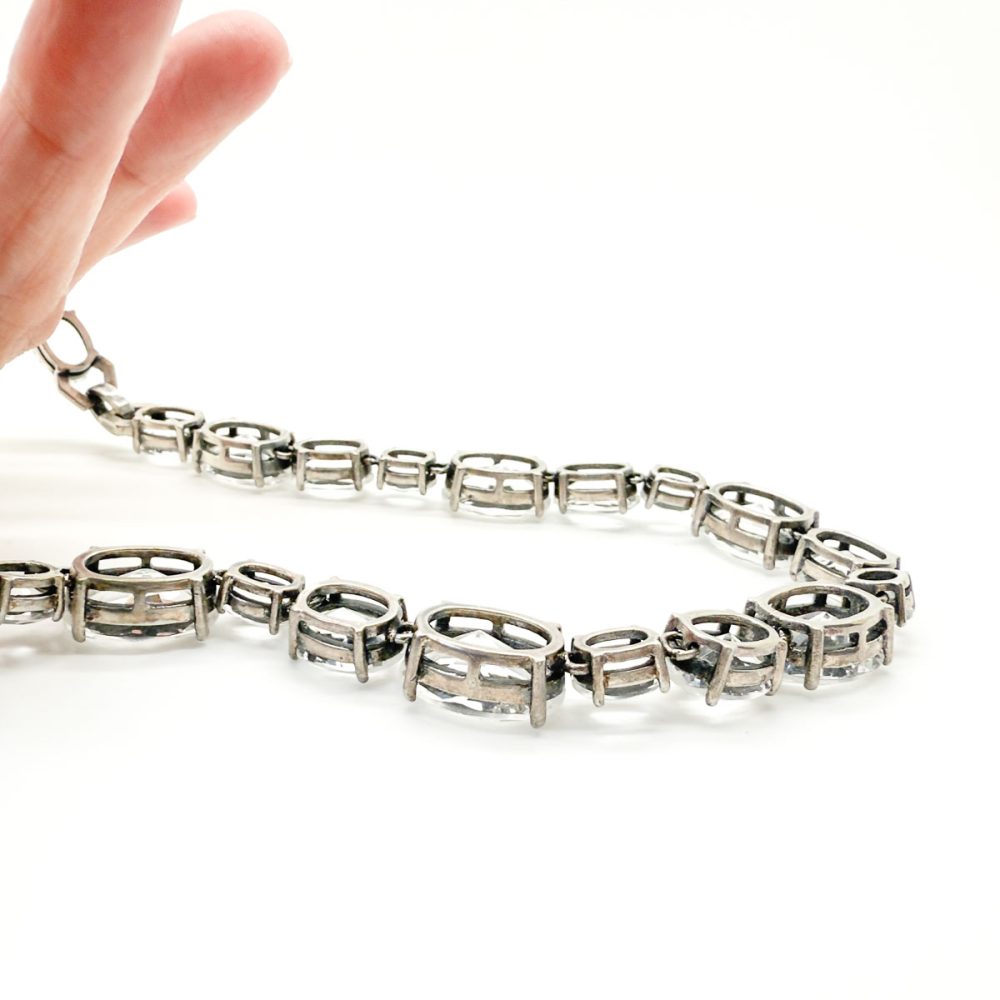 Vintage Crystal Riviere Necklace