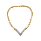 Jennifer Gibson Jewellery 2078 (2) vintage Dior V necklace