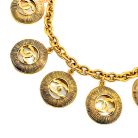 Jennifer Gibson Jewellery 2080 (4) Vintage Chanel Sunburst Logo Charm Necklace
