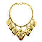 Jennifer Gibson Jewellery 2082 (4) Vintage Chanel Rhombus Logo Charm Necklace