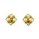 Jennifer Gibson Jewellery 2084 (2) Vintage Chanel CC Logo Earrings