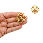 Jennifer Gibson Jewellery 2084 (4) Vintage Chanel CC Logo Earrings