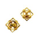 Jennifer Gibson Jewellery 2084 (5) Vintage Chanel CC Logo Earrings