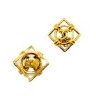Jennifer Gibson Jewellery 2084 (6) Vintage Chanel CC Logo Earrings