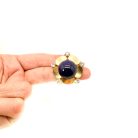 Jennifer Gibson Jewellery 2086 (4) Vintage Dior Lapis Flower Brooch