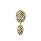 Jennifer Gibson Jewellery 2087 (1) Vintage Dior Lattice Droplet Brooch