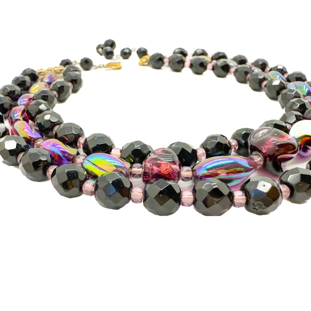 Vintage Schiaparelli Amethyst Necklace
