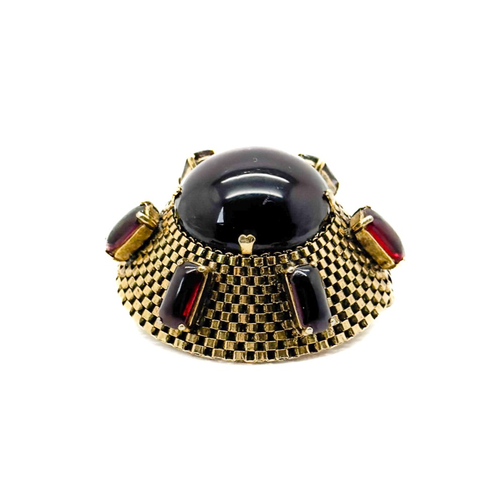 Vintage Dior Amethyst Sputnik Brooch
