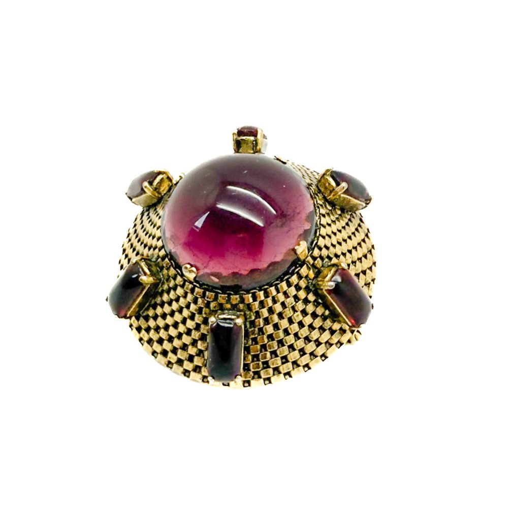 Vintage Dior Amethyst Sputnik Brooch