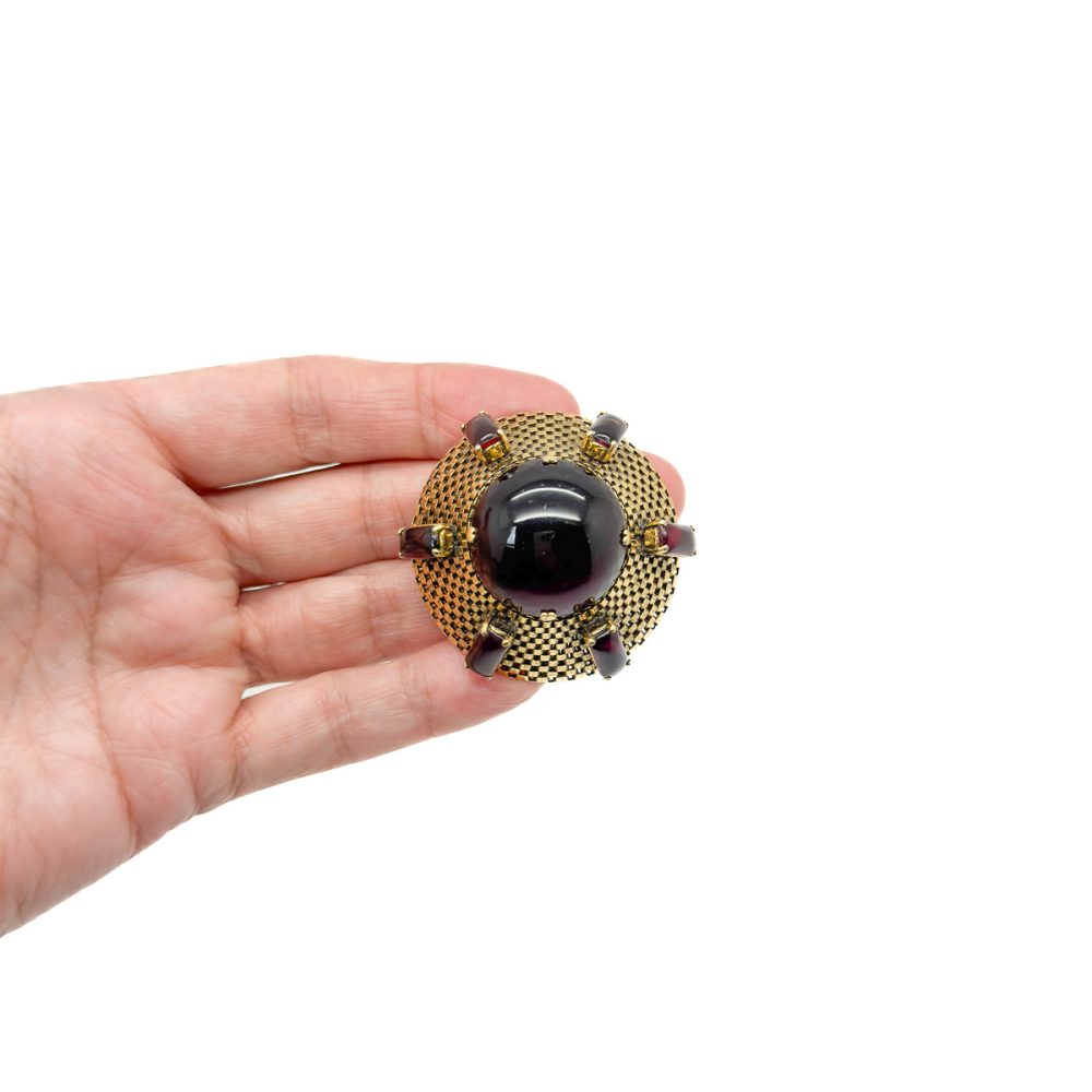 Vintage Dior Amethyst Sputnik Brooch