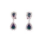 Jennifer Gibson Jewellery Vintage Dior Emerald Drop Earrings 1972 2094 (2) Vintage Dior Emerald Drop Earrings
