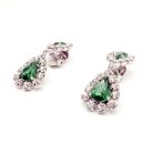 Jennifer Gibson Jewellery Vintage Dior Emerald Drop Earrings 1972 2094 (3) Vintage Dior Emerald Drop Earrings