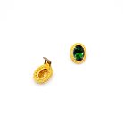Jennifer Gibson Jewellery Vintage Dior Emerald Earrings 1968 2095 (6) Vintage Dior Emerald Earrings