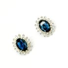 Jennifer Gibson Jewellery Vintage Dior Sapphire Marquise Earrings 1968 2096 (6) Vintage Dior Sapphire Marquise Earrings