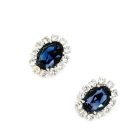 Jennifer Gibson Jewellery Vintage Dior Sapphire Paste Earrings 2092 (4) Vintage Dior Sapphire Paste Earrings