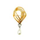 Jennifer Gibson Jewellery Vintage Grosse Pearl Droplet Brooch 2088 (3) Vintage Grosse Pearl Droplet Brooch