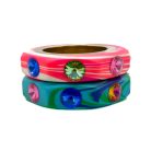Jennifer Gibson Jewellery 2107 (2) Pre-Loved Emilio Pucci Bangle Stack