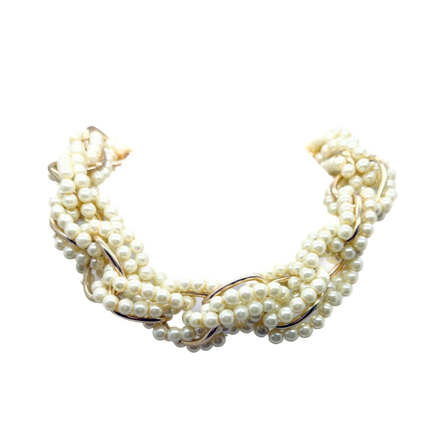 Preloved Pearl Twist Necklace