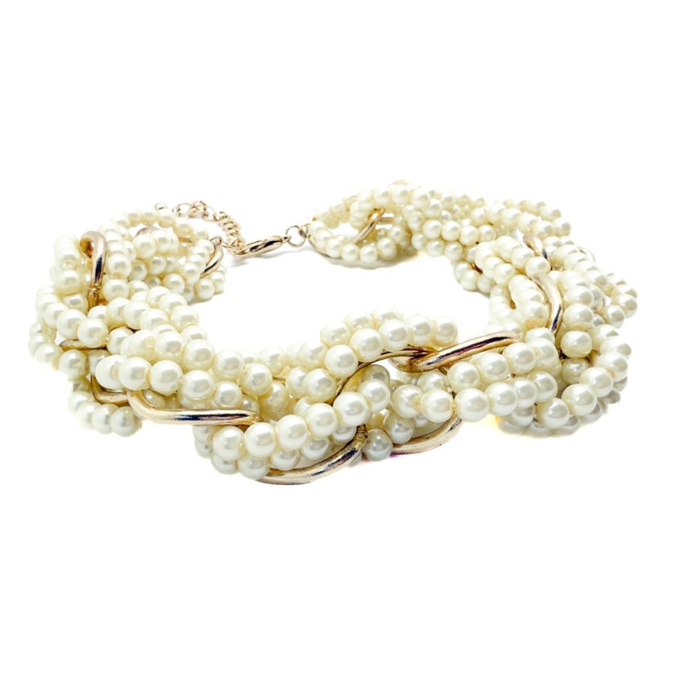 Preloved Pearl Twist Necklace
