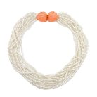 Jennifer Gibson Jewellery 2110 (2) Vintage Trifari Pearl Shell Collar