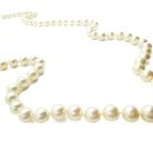 Jennifer Gibson Jewellery 2112 (9) Vintage Opera Length Pearls With Sterling O Ring 2000s