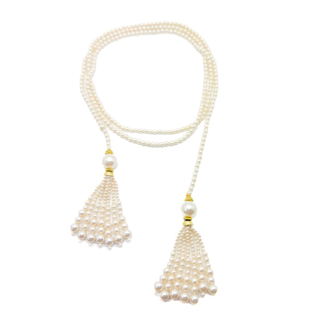 Pearl Lariat Necklace