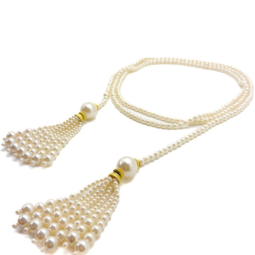 Pearl Lariat Necklace