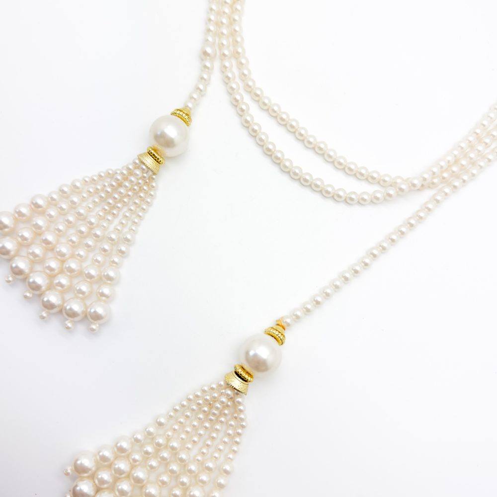 Pearl Lariat Necklace