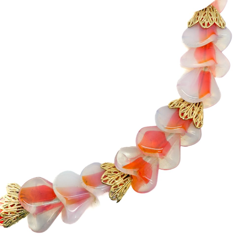 Vintage Napier Opaline Glass Necklace