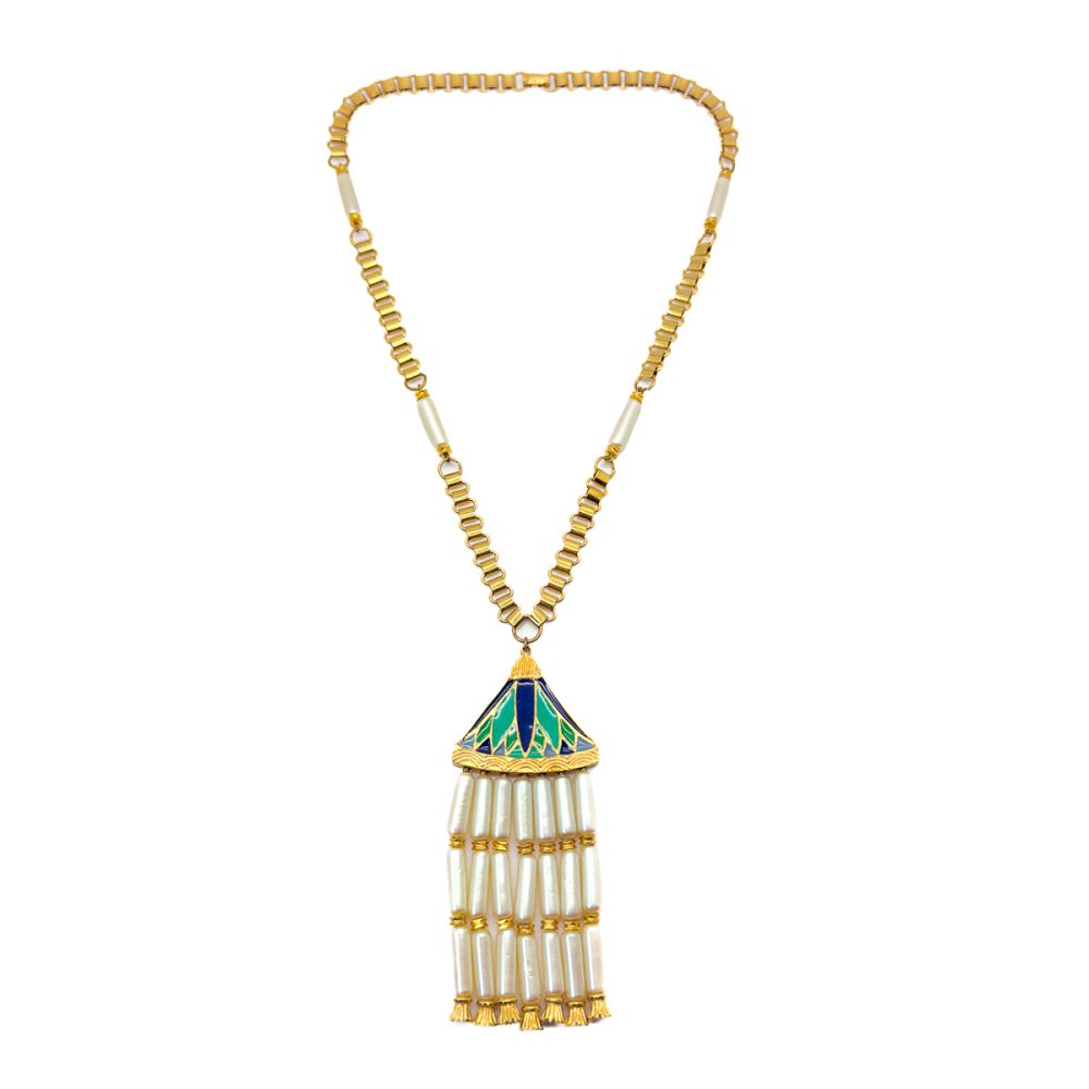 Vintage Hattie Carnegie Egyptian Necklace